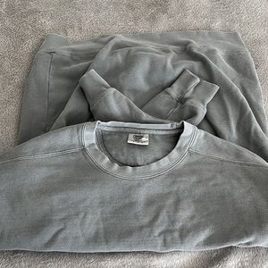 Comfort colors plain gray crewneck
